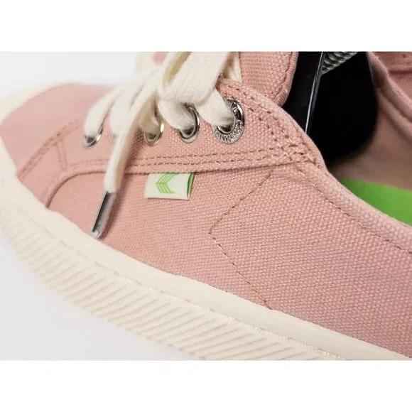 Cariuma OCA Low Canvas Shoes Womens Size 7.5 Cork Comfort Walking Sneakers Pink - Picture 6 of 9